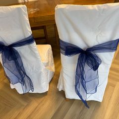 2 wedding chair covers