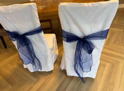 2 wedding chair covers