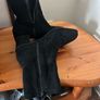 Ankle Boots Suede Effect size 6 Extra Wide Image 3