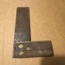 Vintage brass and wood woodworkers square Image 2