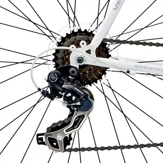 47cm Viking Cote D'Azur 14 Speed 700c Wheel Ladies, White