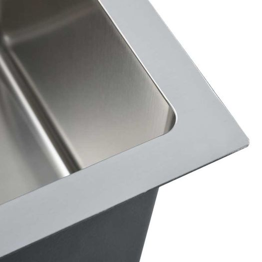 Handmade Kitchen Sink with Faucet Hole Stainless Steel