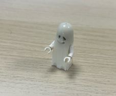 Vintage LEGO Castle Glow-in-the-Dark Ghost Minifigure (1990s)