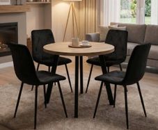 Arvian Extendable Round Dining Table 80-130cm