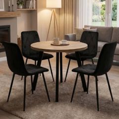 Arvian Extendable Round Dining Table 80-130cm