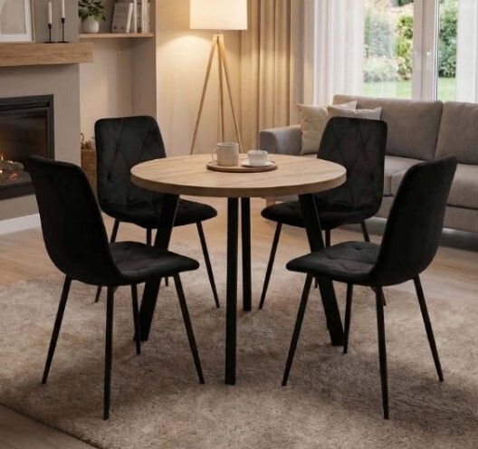 Arvian Extendable Round Dining Table 80-130cm