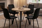Arvian Extendable Round Dining Table 80-130cm