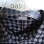 Next Black and Grey Checked Long Top/Dress Aged 8 Image 2