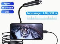 main image for ad 7mm USB Endoscope Camera for Android - Flexible Snake Inspection Tool