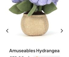 New JELLYCAT Amuseables Hydrangea