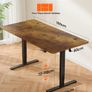 Desk Height Adjustable 160 x 80cm, Sit Stand Image 2