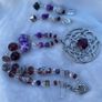 NEW Handmade Purple Bead Celtic Necklace by Irish Designer helenrose Image 3