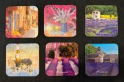 Brand new coasters (x6) from Provence, France