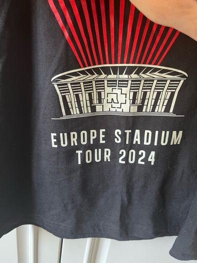 Rammstein 2024 Europe Tour Tshirt Large
