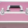 Makeup Trolley Case Cosmetic Case Pink Image 3
