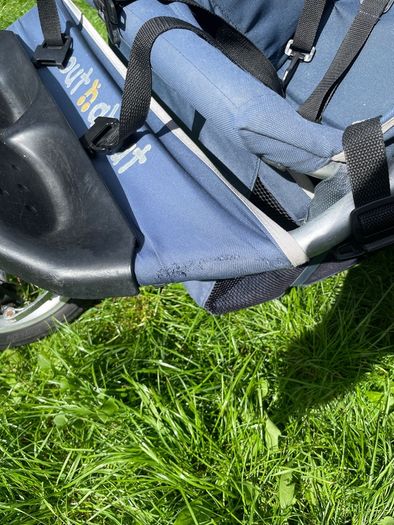 Out n About Nipper 360 double buggy with rain cover