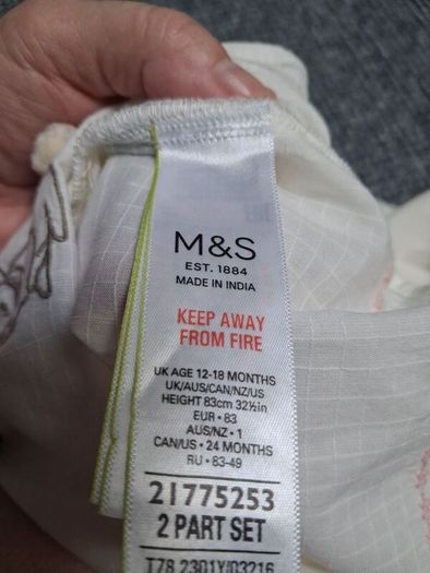 Baby girl dress M&S