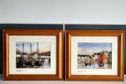 Val Byrne prints Galway Hooker boats