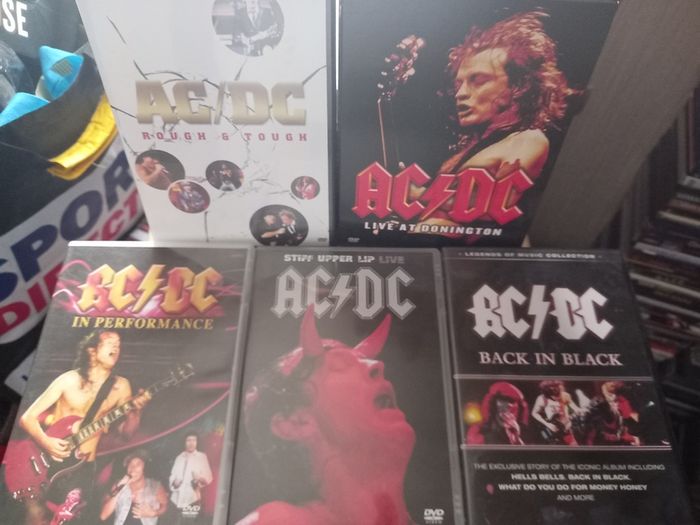 Ac/dc Dvd Collection Bundle Classic Rock Music Heavy Metal Live Concerts Documentaries