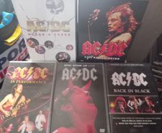 Ac/dc Dvd Collection Bundle Classic Rock Music Heavy Metal Live Concerts Documentaries