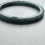 Bluewater Jadeite Type A Flower Carving bangle Image 3