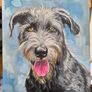 Irish Wolfhound - oil painting Image 2