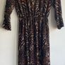 Pala D'oro brown pleated dress size small Image 6