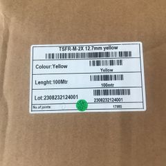 heat shrink tape 12.7mm tsfr-m-2x 12.7mm yellow 100Mtr