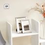 _Tree-Shaped Bookcase with 13 Compartments, white Image 5