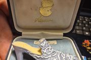 Vintage Shoe Brooch