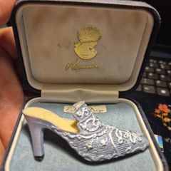 Vintage Shoe Brooch