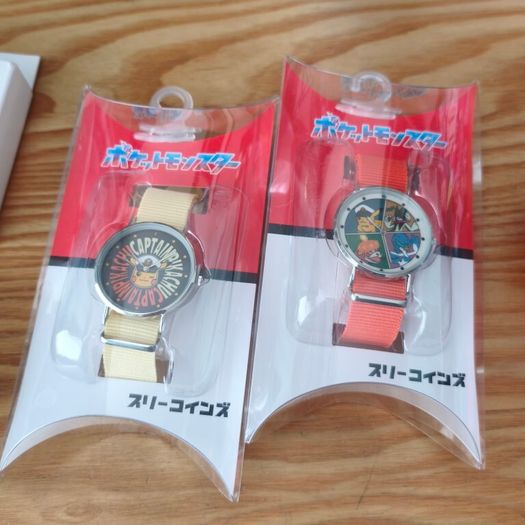 Pokemon Watches & Pins.