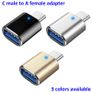 USB 3.0 to Type C OTG Adapters USBC Male to USBA Female Converter Micro 5Pin Connector for Samsung Xiaomi Huawei Apple Macbook Image 7