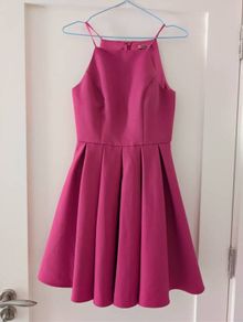 Hot Pink Skater Dress