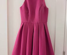 Hot Pink Skater Dress