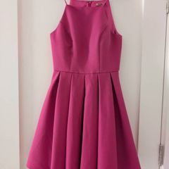 Hot Pink Skater Dress