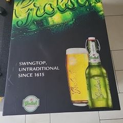 grolsch  framed canvas