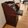 Mahogany cylinder-top writing desk. Image 3