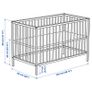 Brand New Baby cot with mattress Image 2