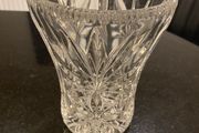 Crystal vintage glass vase