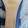New Lotus Navy Wedge Sandals Image 6
