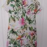 Next Girls Floral Shift Dress 100 % Cotton Age 8 Image 2