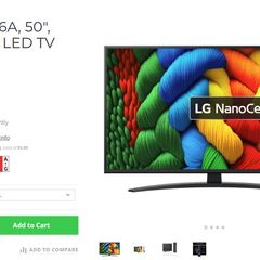 Lg Nano 50'' Tv