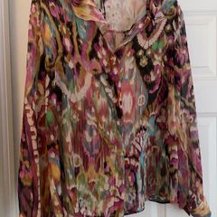 Colourful Zara blouse
