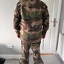 Army Camouflage Parka with waterproof camo pants. New French army surplus, waterproof and wind proof Image 2