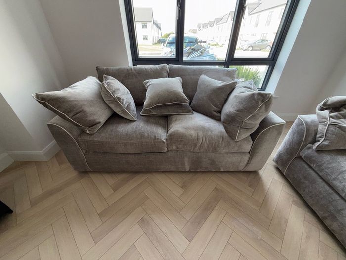 Brand New EZ Living Leo3-Seater Sofa Kairo Stone