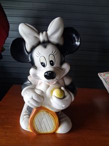 Porcelain minnie mouse savings bank