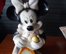 Porcelain minnie mouse savings bank