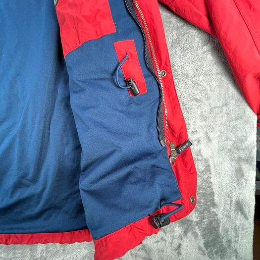 Aigle Gore-Tex Jacket 90s Retro Rain Waterproof Hiking Walking Red Mens M