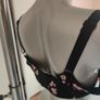 Janina curved black floral padded underwired bra size UK40C EU90C Perfect condition Postage included Image 3